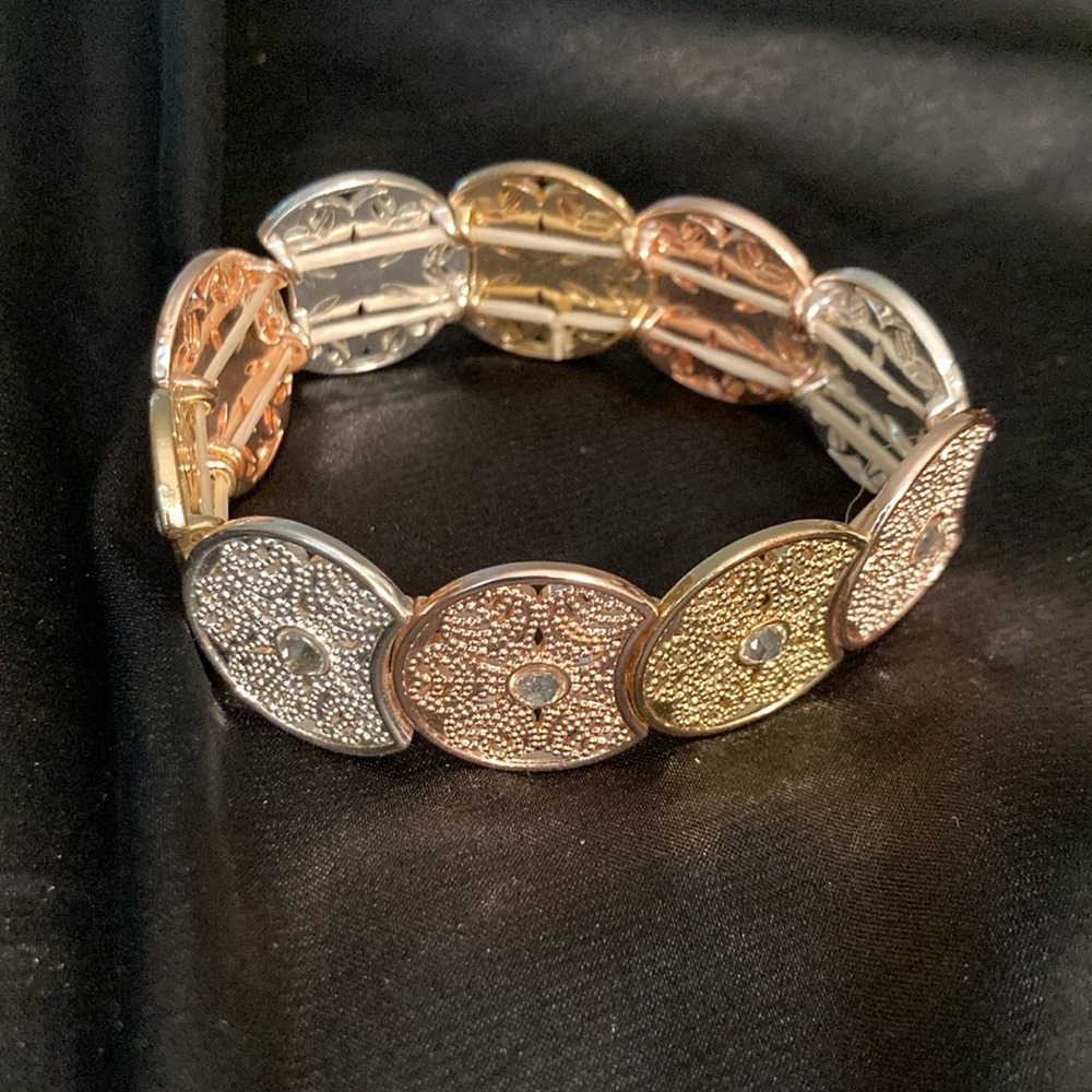 Lauren Conrad Tri-Tone Bracelet